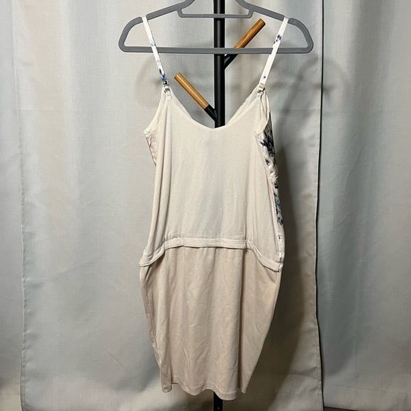 Liu Jo Ivory and Blue Toile Floral Silk Dress Medium - Picture 2 of 12